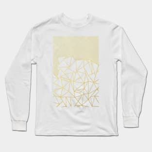 Ab Lines 45 Navy and Gold Long Sleeve T-Shirt